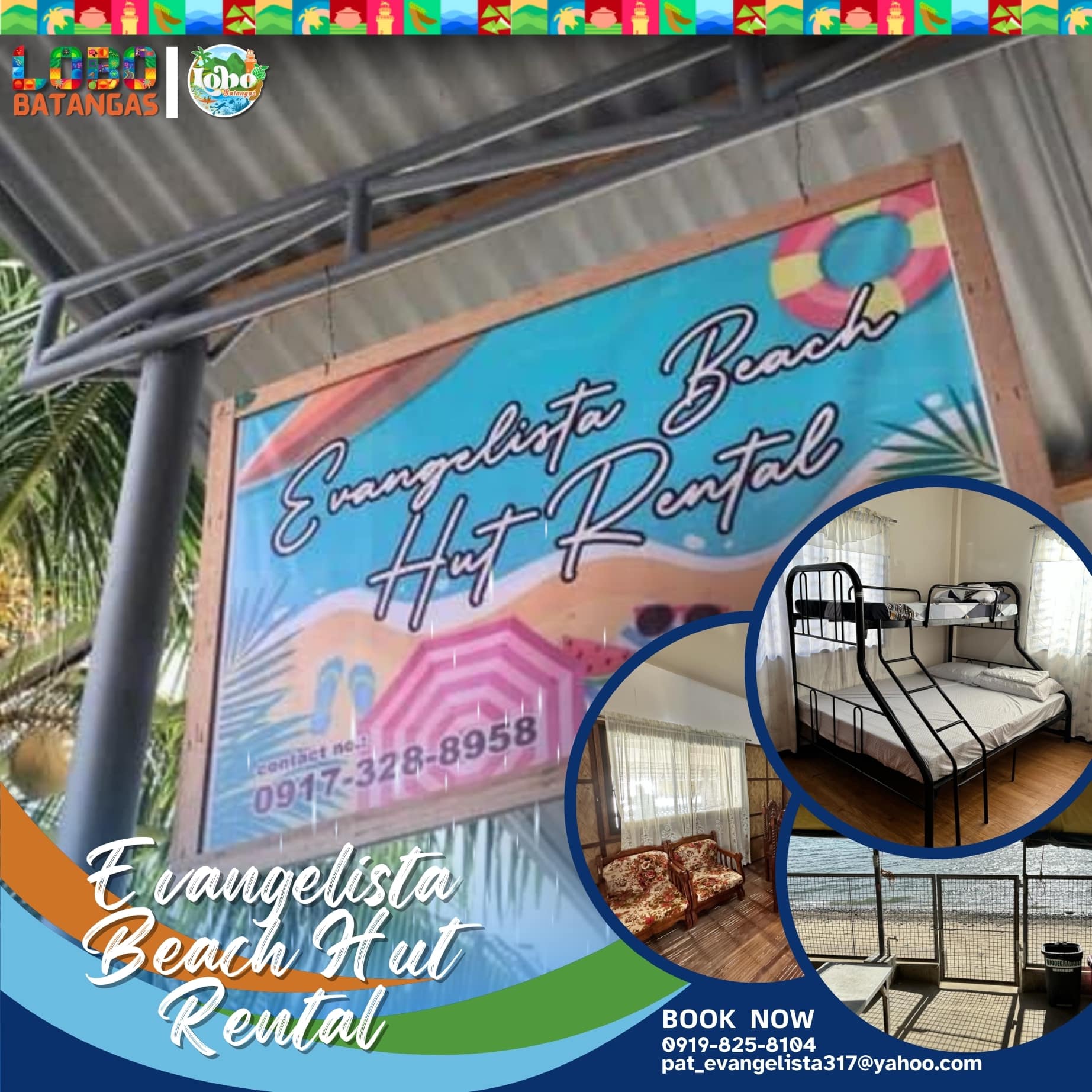 EVANGELISTA BEACH HUT RENTAL